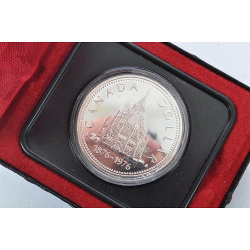 498 - A collection of 20th Century .500 silver proof Canadian commemorative coins comprising of: one dolla... 