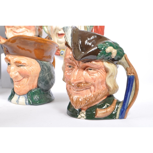 50a - Royal Doulton - A collection of mid to later 20th century ceramic character jugs / mugs. Some exampl... 