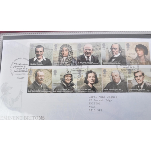 502 - Royal Mail - United Kingdom - A collection of Royal Mail first day covers. Commemorating mint postag... 