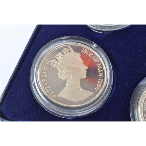 503 - Pobjoy Mint - A collection of 20th Century Isle of Man commemorative crown coins to include set of f... 