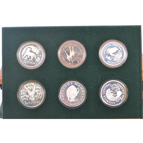 508 - Royal Mint - The Conservation Coin Collection - A collection of 20th Century WWF wildlife conservati... 