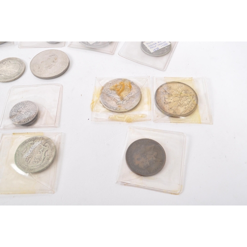 511 - United Kingdom - A collection of British uncirculated silver crowns currency coins. 18th century and... 