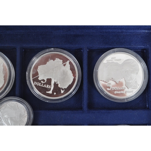 516 - Royal Australian Mint - A collection of late 20th Century circa. 1990s Royal Australian Mint .925 si... 