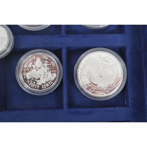 516 - Royal Australian Mint - A collection of late 20th Century circa. 1990s Royal Australian Mint .925 si... 