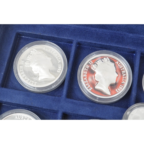 516 - Royal Australian Mint - A collection of late 20th Century circa. 1990s Royal Australian Mint .925 si... 