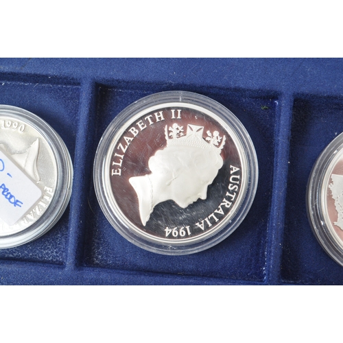 516 - Royal Australian Mint - A collection of late 20th Century circa. 1990s Royal Australian Mint .925 si... 