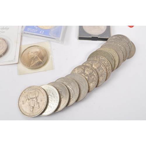 520 - A large collection of 20th Century British commemorative coins. The collection to include 10x 1981 H... 