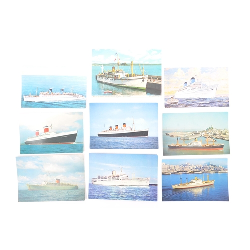 526 - Maritime Interest - A collection of mid 20th century maritime interest photographic postcards. The c... 