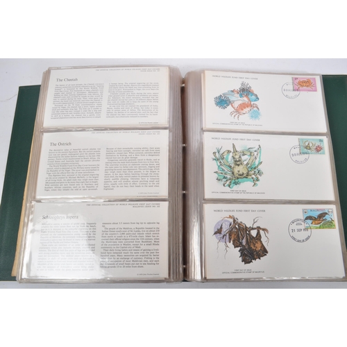 528 - World Wildlife Fund - A complete collection of mid 20th century circa 1970s World Wildlife Fund firs... 