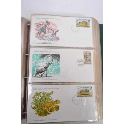 528 - World Wildlife Fund - A complete collection of mid 20th century circa 1970s World Wildlife Fund firs... 