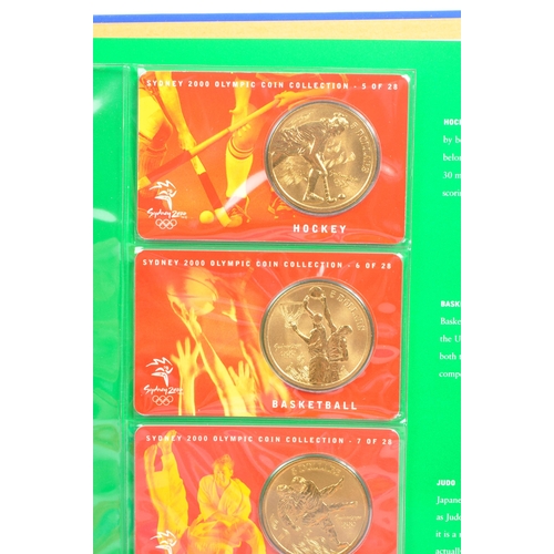 531 - Sydney Olympics 2000 - A complete collection of Sydney 2000 Olympics commemorative coins. The coins ... 