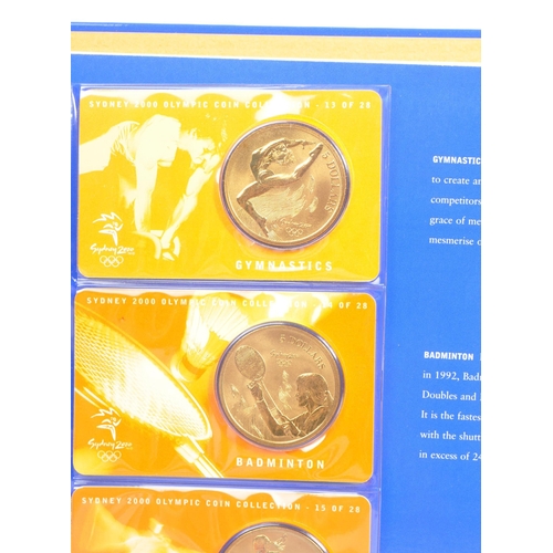 531 - Sydney Olympics 2000 - A complete collection of Sydney 2000 Olympics commemorative coins. The coins ... 