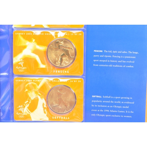 531 - Sydney Olympics 2000 - A complete collection of Sydney 2000 Olympics commemorative coins. The coins ... 