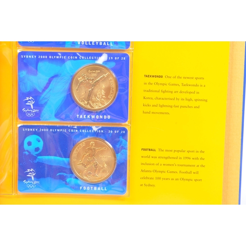 531 - Sydney Olympics 2000 - A complete collection of Sydney 2000 Olympics commemorative coins. The coins ... 