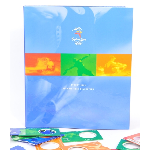 531 - Sydney Olympics 2000 - A complete collection of Sydney 2000 Olympics commemorative coins. The coins ... 