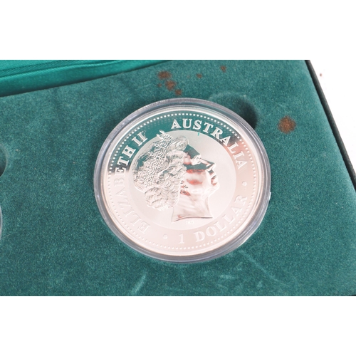 532 - The Perth Mint - Two boxed Australian 1oz .999 silver coins. The coins each having Queen Elizabeth I... 