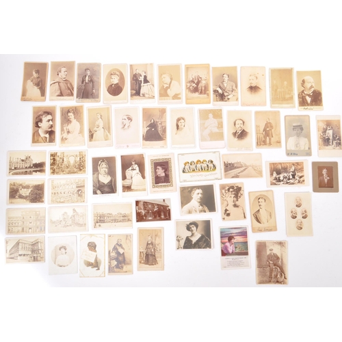 536 - Early photography interest - A collection of carte de visite 19th Century Victorian and later portra... 