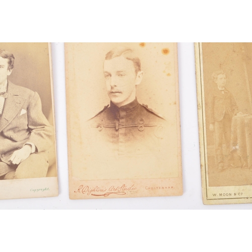 536 - Early photography interest - A collection of carte de visite 19th Century Victorian and later portra... 