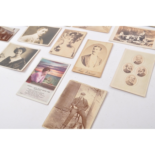 536 - Early photography interest - A collection of carte de visite 19th Century Victorian and later portra... 