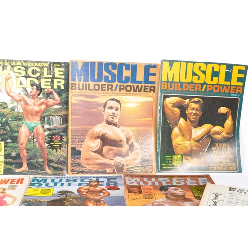 537 - Muscle Builder - A collection of mid 20th century circa. 1950's men's bodybuilding health magazines.... 