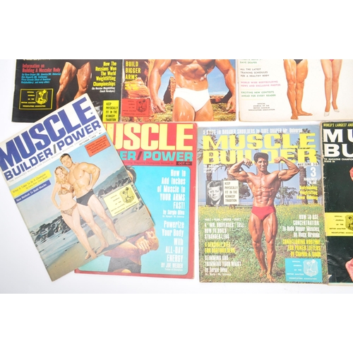 537 - Muscle Builder - A collection of mid 20th century circa. 1950's men's bodybuilding health magazines.... 