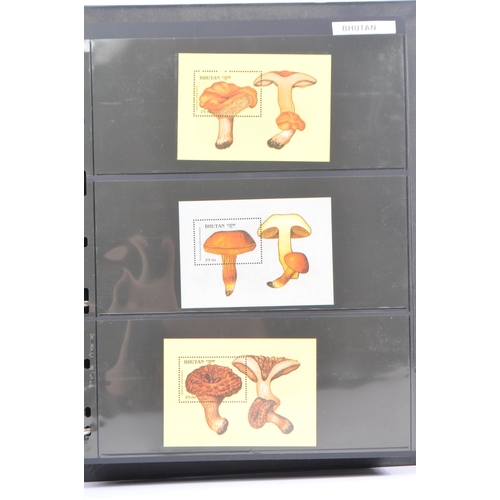 545 - A collection of 20th century Foreign mushroom related postal stamps. The collection featuring stamps... 