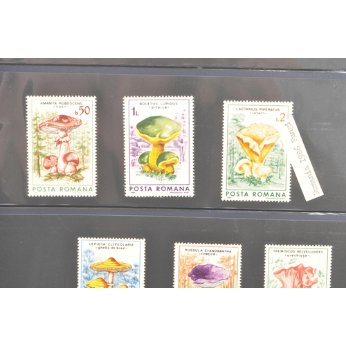 545 - A collection of 20th century Foreign mushroom related postal stamps. The collection featuring stamps... 