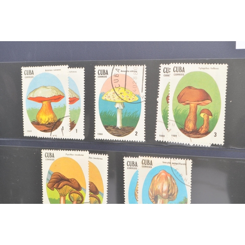 545 - A collection of 20th century Foreign mushroom related postal stamps. The collection featuring stamps... 