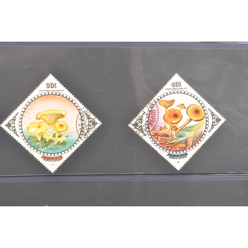 545 - A collection of 20th century Foreign mushroom related postal stamps. The collection featuring stamps... 