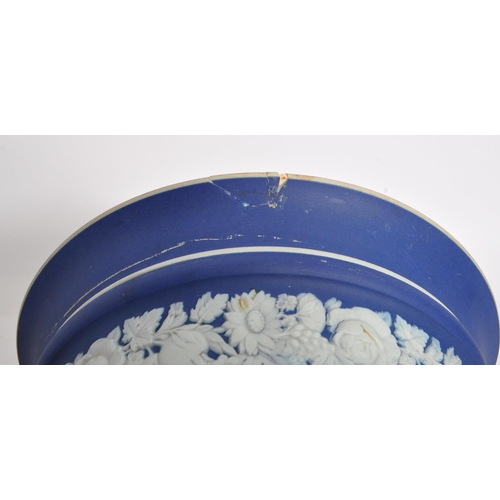 62 - Wedgwood - A collection of early 20th century Wedgwood Jasperware Portland Blue decorative ceramics.... 