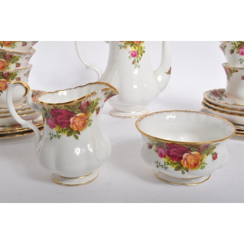 88 - Old Country Roses - Royal Albert - A 20th century Royal Albert Old Country Roses coffee service. The... 