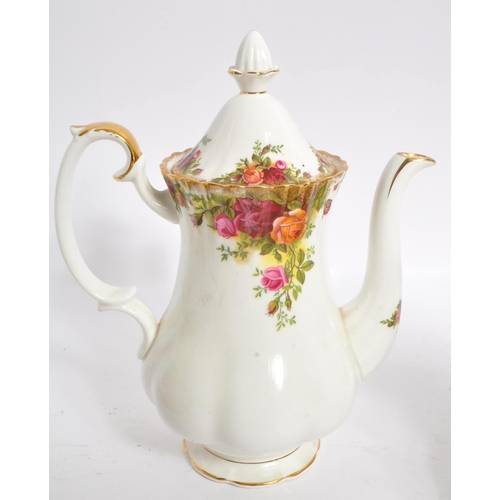 88 - Old Country Roses - Royal Albert - A 20th century Royal Albert Old Country Roses coffee service. The... 