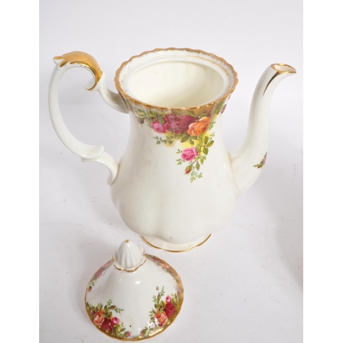 88 - Old Country Roses - Royal Albert - A 20th century Royal Albert Old Country Roses coffee service. The... 