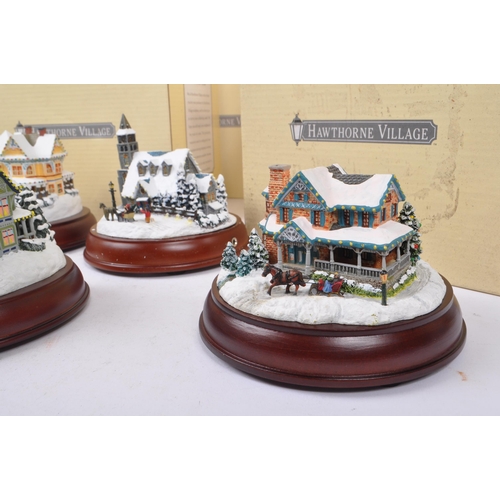 104 - Hawthorne Village - Victorian Lights A collection of boxed 20th century Hawthorne Village Christmas ... 