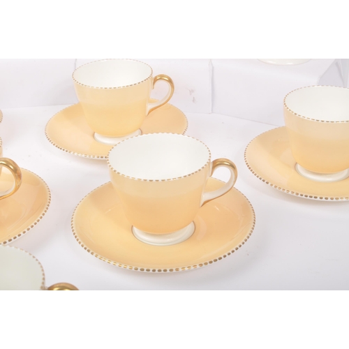 78 - Louise Powell for Wedgwood - An early 20th century circa 1930s Wedgwood 'April' pattern tea service,... 