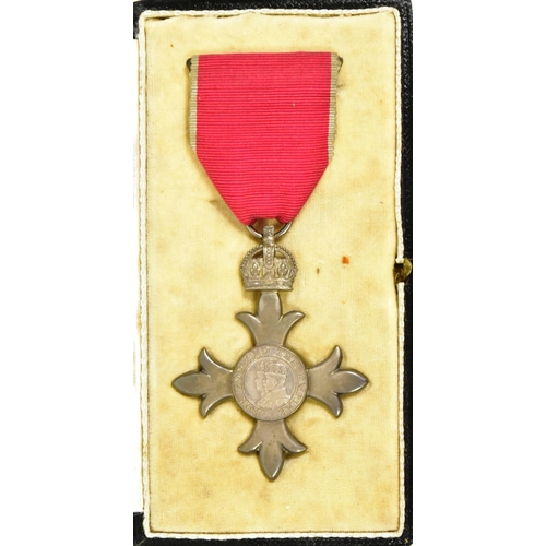 107 - An original Most Excellent Order of the British Empire MBE medal. A civil award example with George ... 