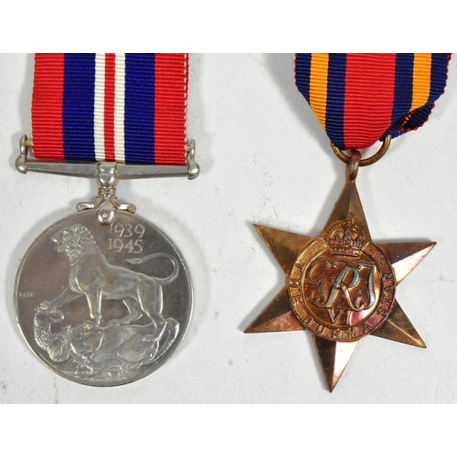 138 - A WWII Second World War medal group comprising; British War medal, Defence Medal, 1939-1949 Star and... 