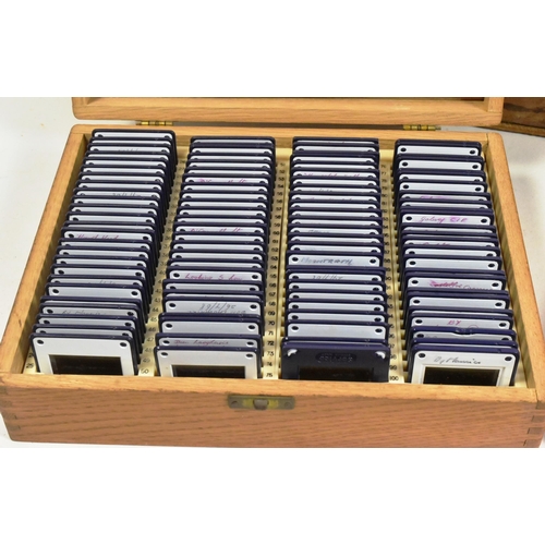 139 - Large collection of vintage 1950s / 1960s photograph slides of Railway Engines and rolling stock bei... 