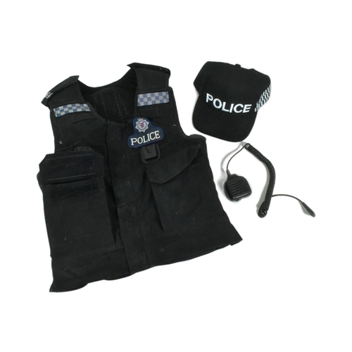 14 - Local interest - an original vintage Somerset & Avon Police Armed Response vest & cap with various u... 