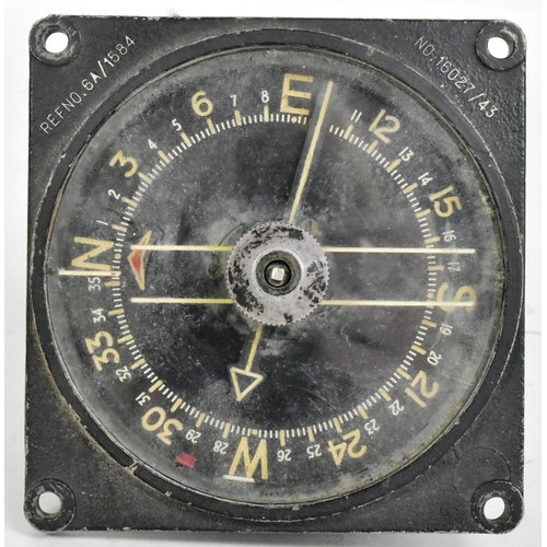 145 - A WWII Second World War RAF Lancaster DR Compass MK1 (Pilots Repeater). Serial No. stamped to the ou... 