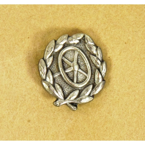 148 - A WWII Second World War Third Reich Nazi German Driver Proficiency stick pin badge awarded to driver... 