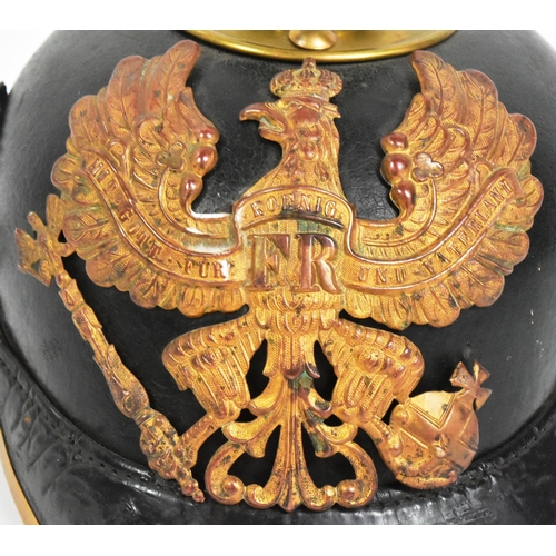 153 - A WWI First World War Imperial German Army / Prussian 1895 model Enlisted Mans NCO pickelhaube unifo... 