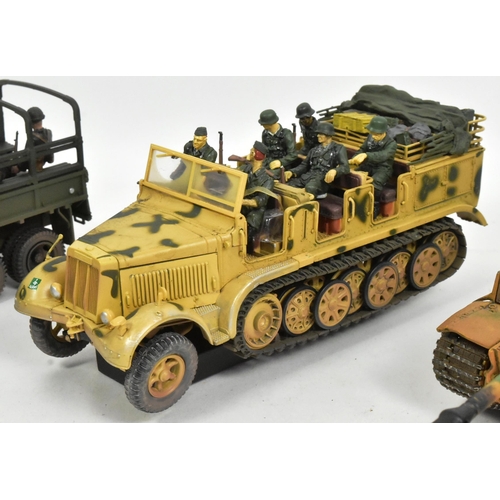 188 - A collection of x3 WWII Second World War interest military model vehicles comprising a US United Sta... 