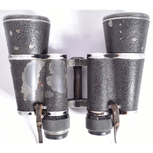 220 - A pair of WWII Second World War Third Reich Nazi German Kriegsmarine' binoculars marked 