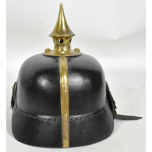 227 - A reenactment WWI First World War Imperial German / Prussian Empire Saxon Cuirassier pickelhaube hel... 