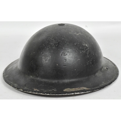 257 - A WWII Second World War Civil Defence ARP Air Raid Precautions Wardens steel brodie helmet. Dated 19... 