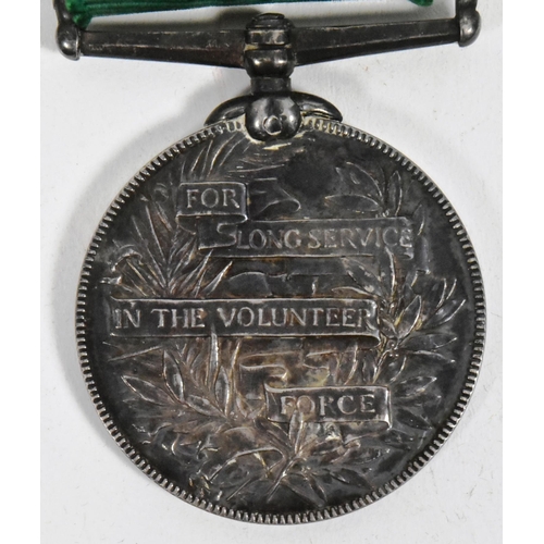 28 - Local interest - a Victorian Long Service in the Volunteer Force medal awarded to one Color Sergeant... 