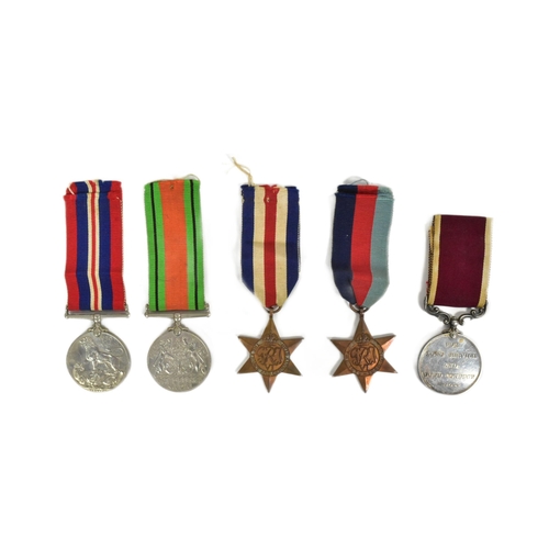 306 - A WWII Second World War medal group privately engraved to one 5730141 Sgt S. H Phipps comprising his... 