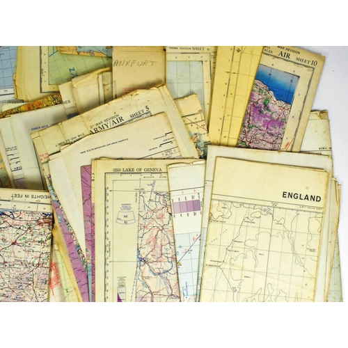 320 - A collection of approximately x80 RAF Royal Air Force and wartime OS maps comprising x20 RAF maps fr... 