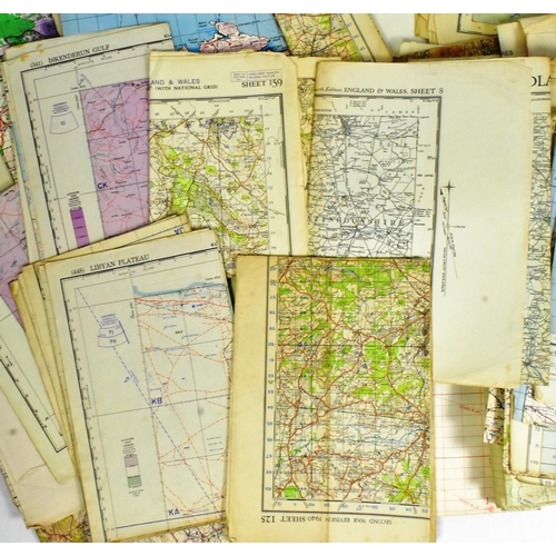 320 - A collection of approximately x80 RAF Royal Air Force and wartime OS maps comprising x20 RAF maps fr... 